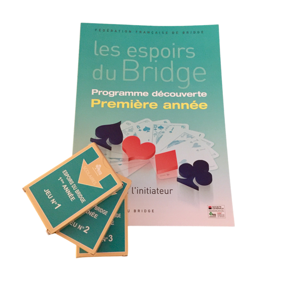 Pack Initiateur première année : 1 livre + 3 jeux fléchés d'application LIV21571 Cartes fléchées FFB