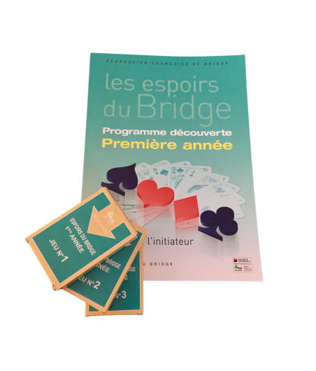 Pack Initiateur première année : 1 livre + 3 jeux fléchés d'application LIV21571 Cartes fléchées FFB