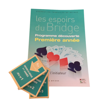 Pack Initiateur première année : 1 livre + 3 jeux fléchés d'application LIV21571 Cartes fléchées FFB