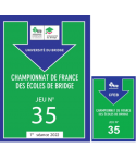 Jeux Fléchés - Niveau débutant CAR91 Cartes fléchées FFB