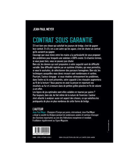 Contrat sous garantie LIV11598 Librairie