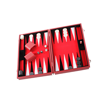 Backgammon Prestige Red 46cm