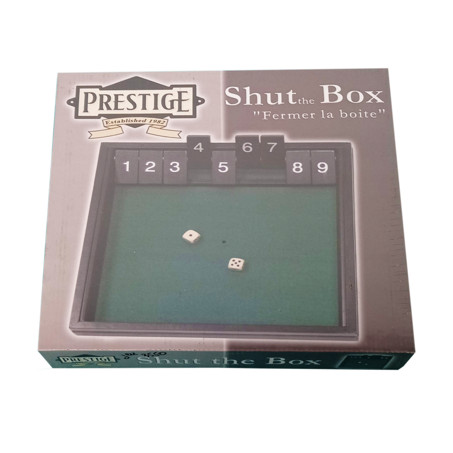 SHUT THE BOX 9 prestige JEU3550 Jeux de société