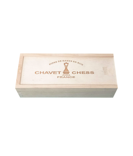 Pions de dame en bois - Chavet Chess DAM1001 Accueil