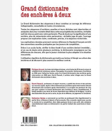 Pack les livres indispensables du Bridge PAC1032 Librairie